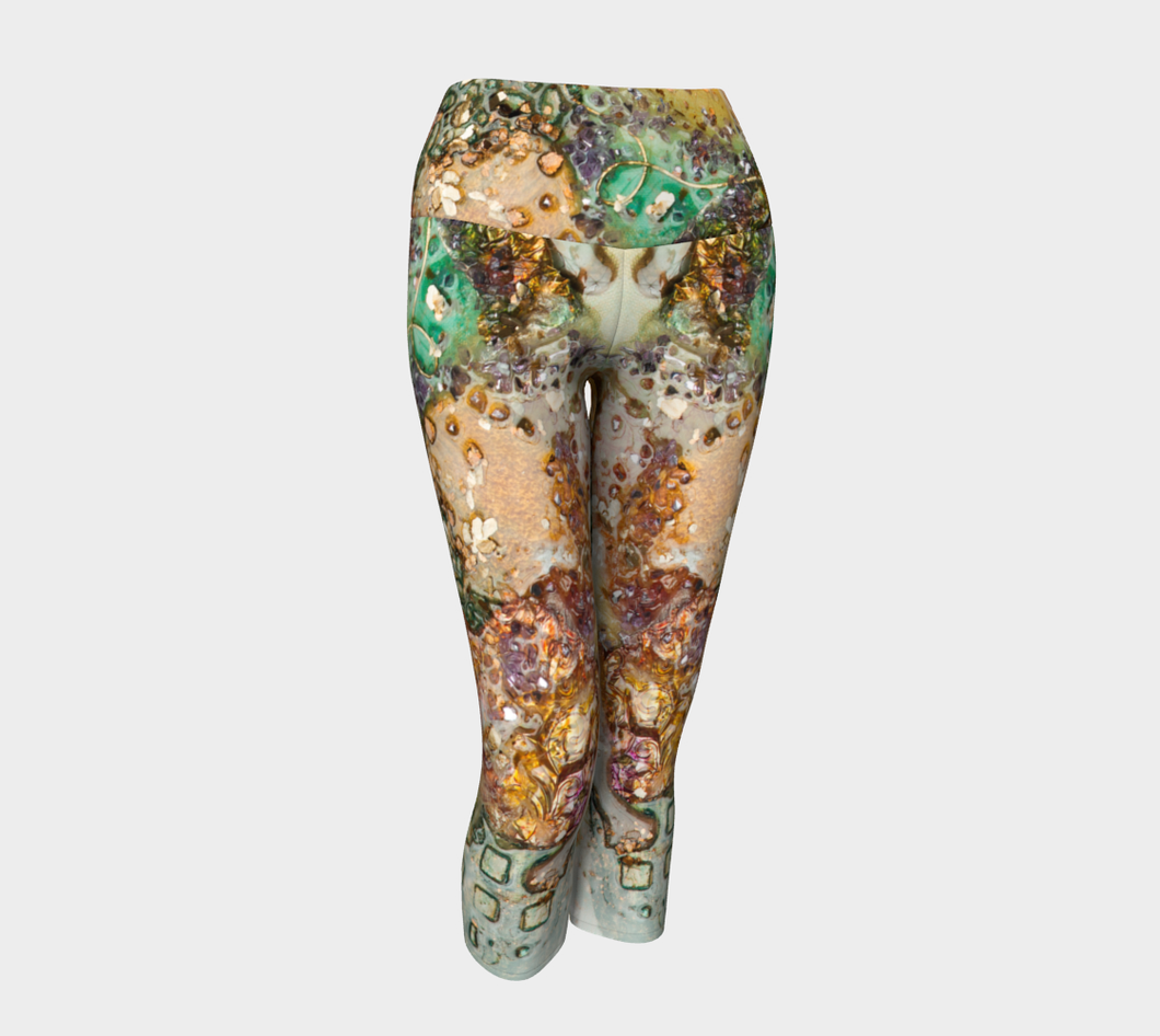 Jewel Tones Yoga Capris