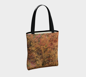 Bronzed Vegan Leather Tote