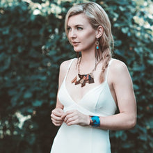 ssd jewelry - 2" Width Blue Verdigris Patina Cuff