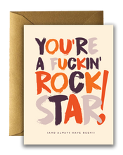 Offensive + Delightful - F*ING! Rock Star Card