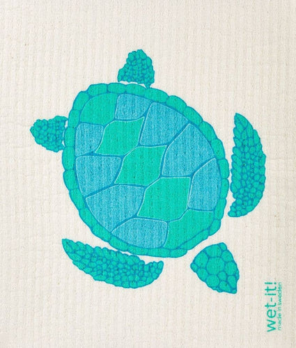 Wet-it! - Barbs Sea Turtle Swedish Cloth
