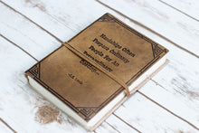 Soothi | Containers Of Creativity - "Hardships Extraordinary Journey " Handmade Leather Journal