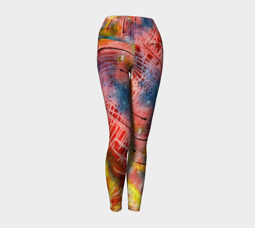 Red Dawn Yoga Leggings