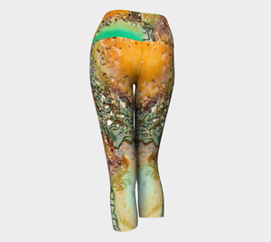 Jewel Tones Yoga Capris