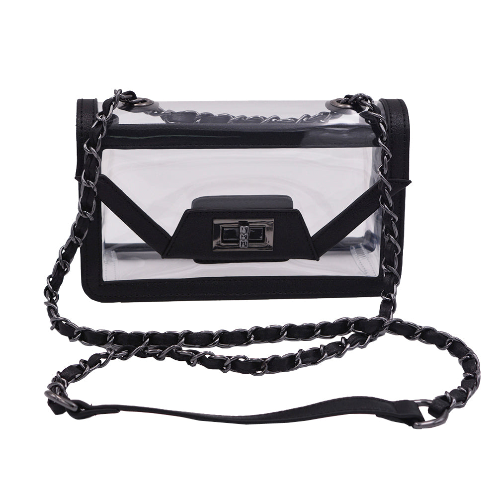 Policy Handbags - Clear Envelope Bag- Mini