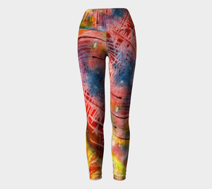 Red Dawn Yoga Leggings