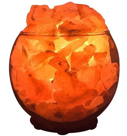 Himalayan CrystalLitez - Sphere Salt Lamp Diffuser With Dimmer Cord