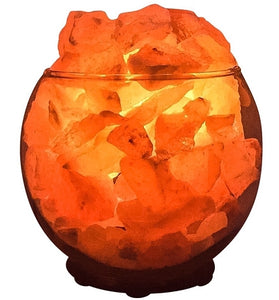 Himalayan CrystalLitez - Sphere Salt Lamp Diffuser With Dimmer Cord