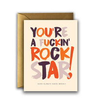 Offensive + Delightful - F*ING! Rock Star Card