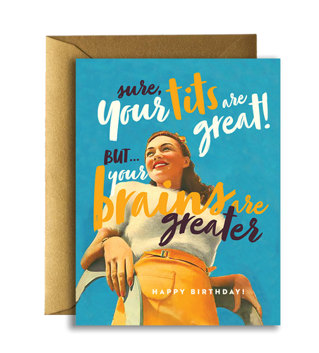 Offensive + Delightful - Great Tits Great Brains BIRTHDAY