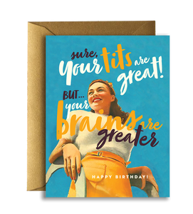 Offensive + Delightful - Great Tits Great Brains BIRTHDAY