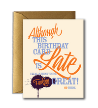 Offensive + Delightful - BELATED BIRTHDAY POEM