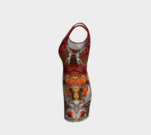 Fire Storm Fitted Dress