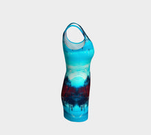 Red Tide Fitted Dress