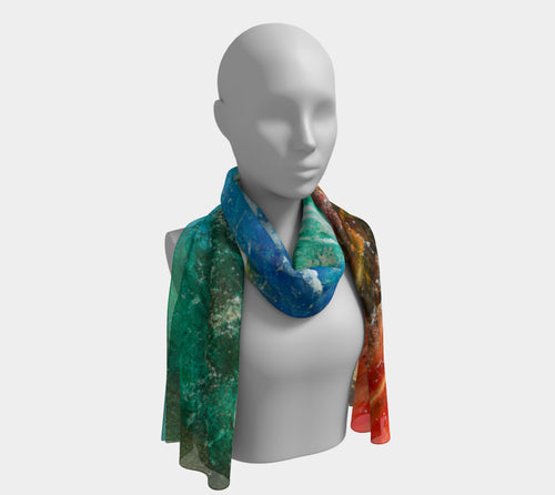 Dancing In The Fire Long Scarf