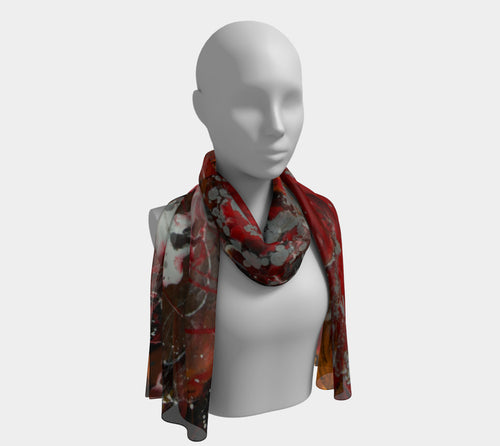 Fire Storm Long Scarf
