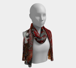 Fire Storm Long Scarf