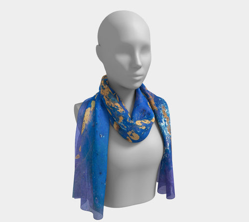 Gold Streak Long Scarf