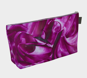 Fuscia Rose Cosmetic Bag