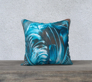 Blue Fauna 18x18 Pillow Case
