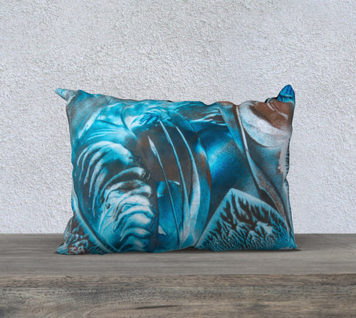 Fauna Blues 20x14 Pillow Case