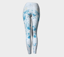 Blue Ice Yoga Leggings