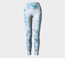 Blue Ice Yoga Leggings