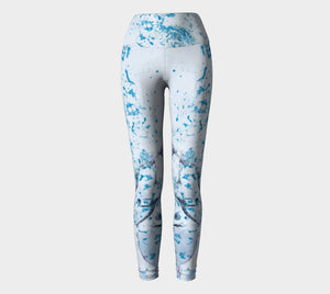 Blue Ice Yoga Leggings