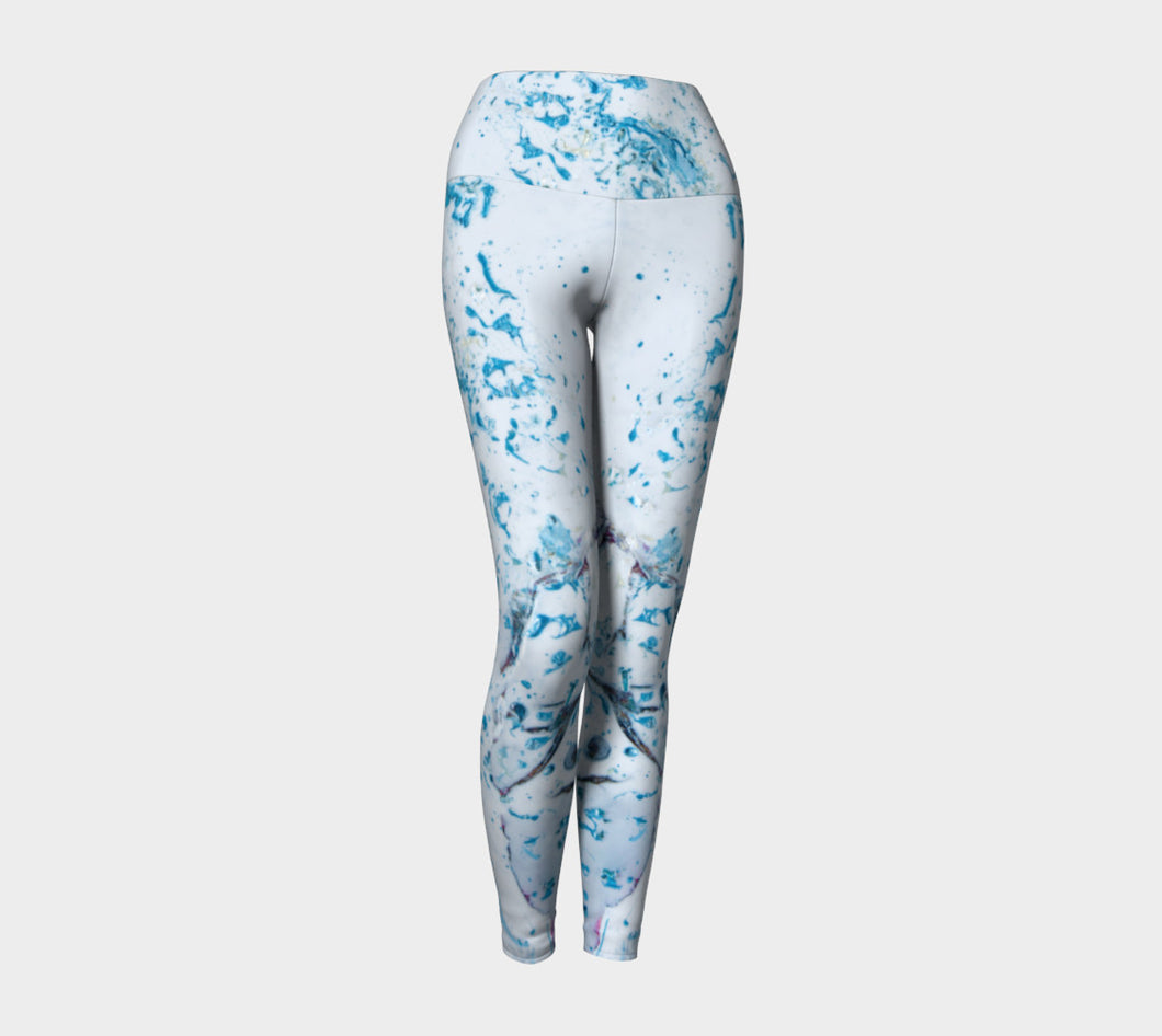 Blue Ice Yoga Leggings