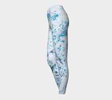 Blue Ice Yoga Leggings